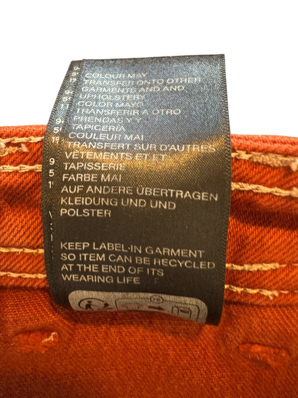 Seventy + Mochi Rust Red Wide-Leg Denim Jeans – Women’s Size 29 - Picture 11 of 15